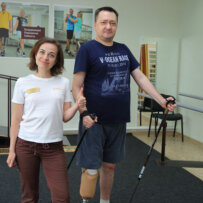 Школа ходьбы на протезе